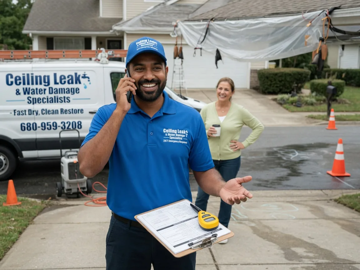 Ceiling Leak Cleanup Lake Bluff, IL FAQs